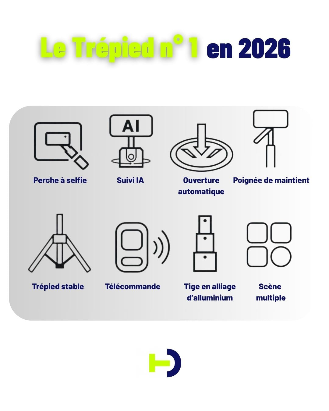 Le Trépied Intelligent - Votre Caméraman Privé, Partout avec Vous