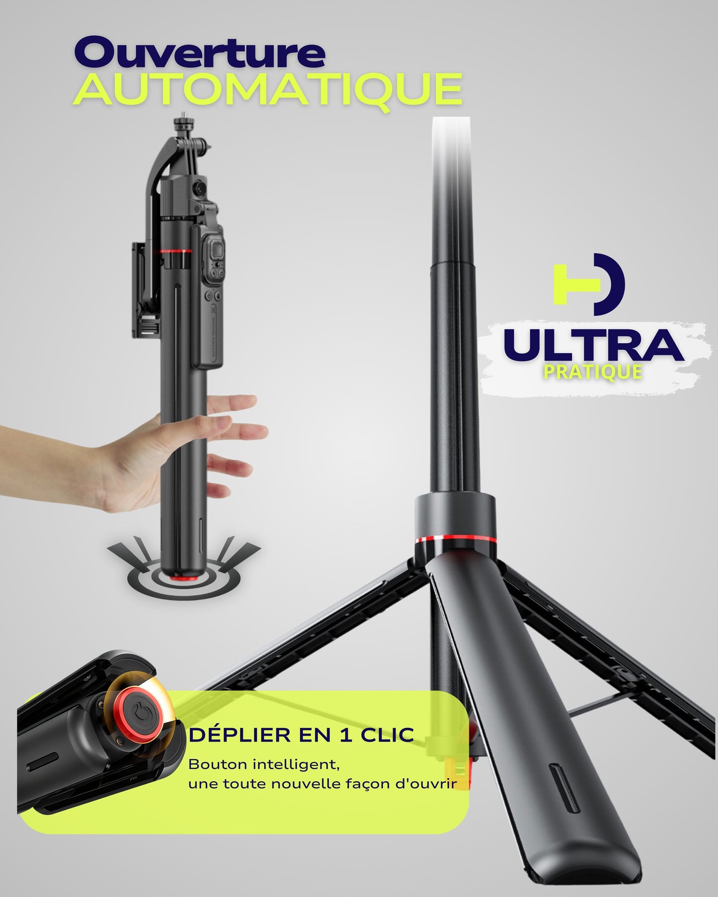 Le Trépied Intelligent - Crée sans te soucier du cadrage