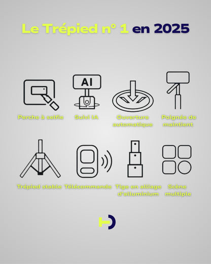 Le Trépied Intelligent - Crée sans te soucier du cadrage
