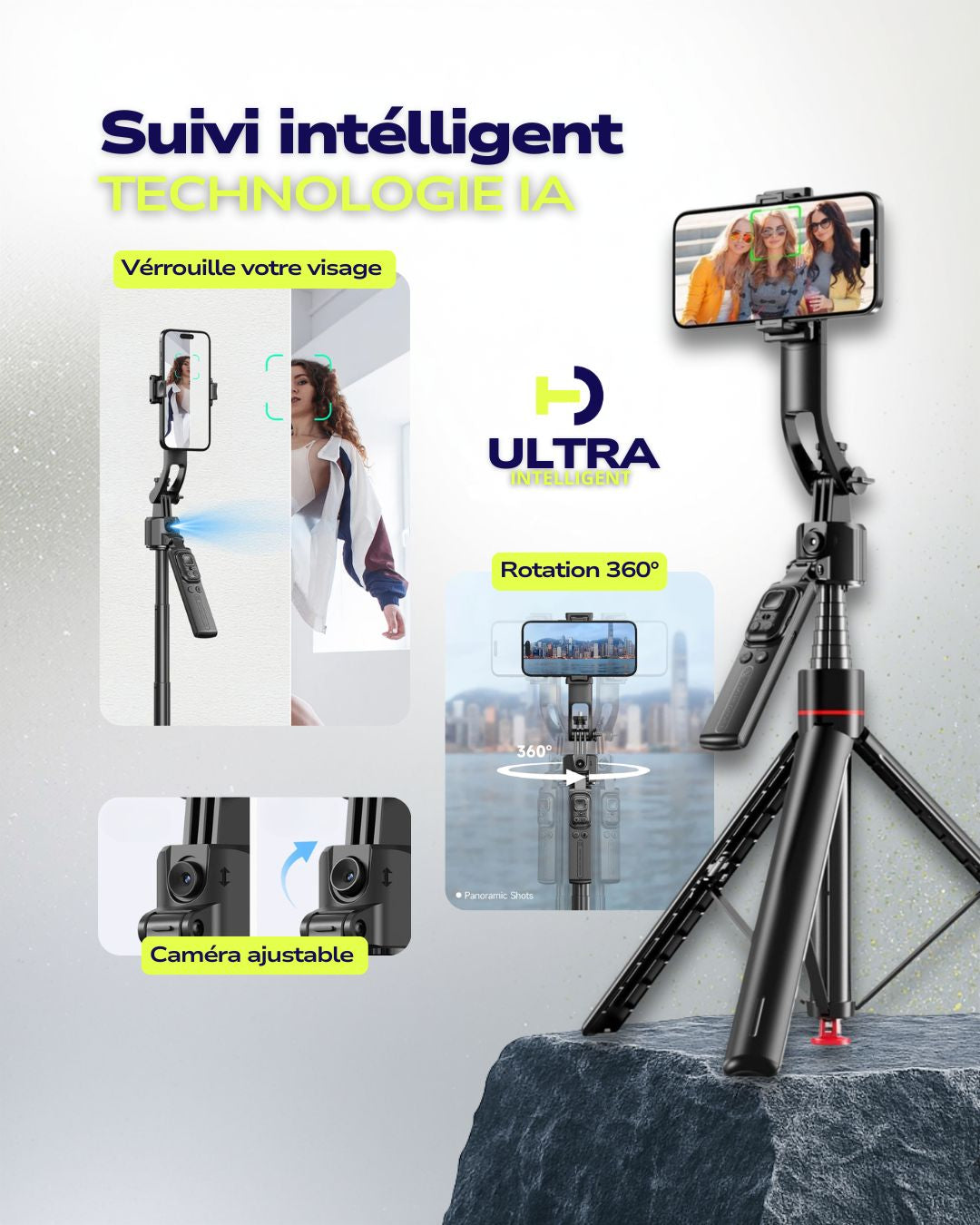 Le Trépied Intelligent - Votre Caméraman Privé, Partout avec Vous