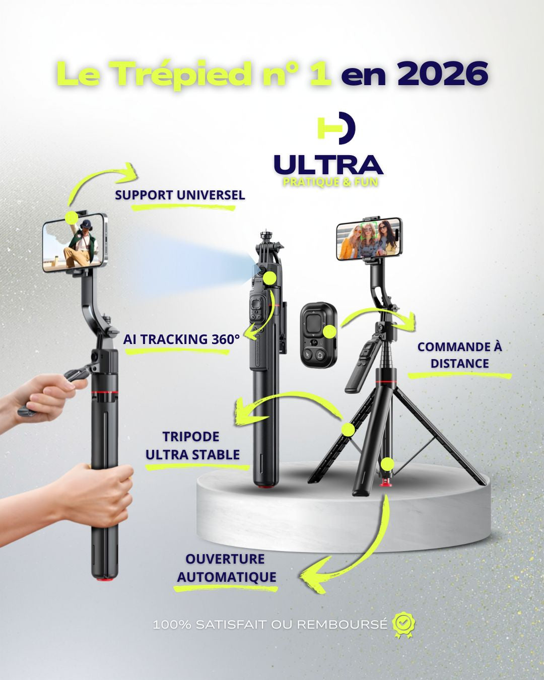 Le Trépied Intelligent - Votre Caméraman Privé, Partout avec Vous